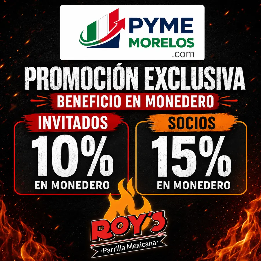 Promoción exclusiva Roy's Parrilla Mexicana