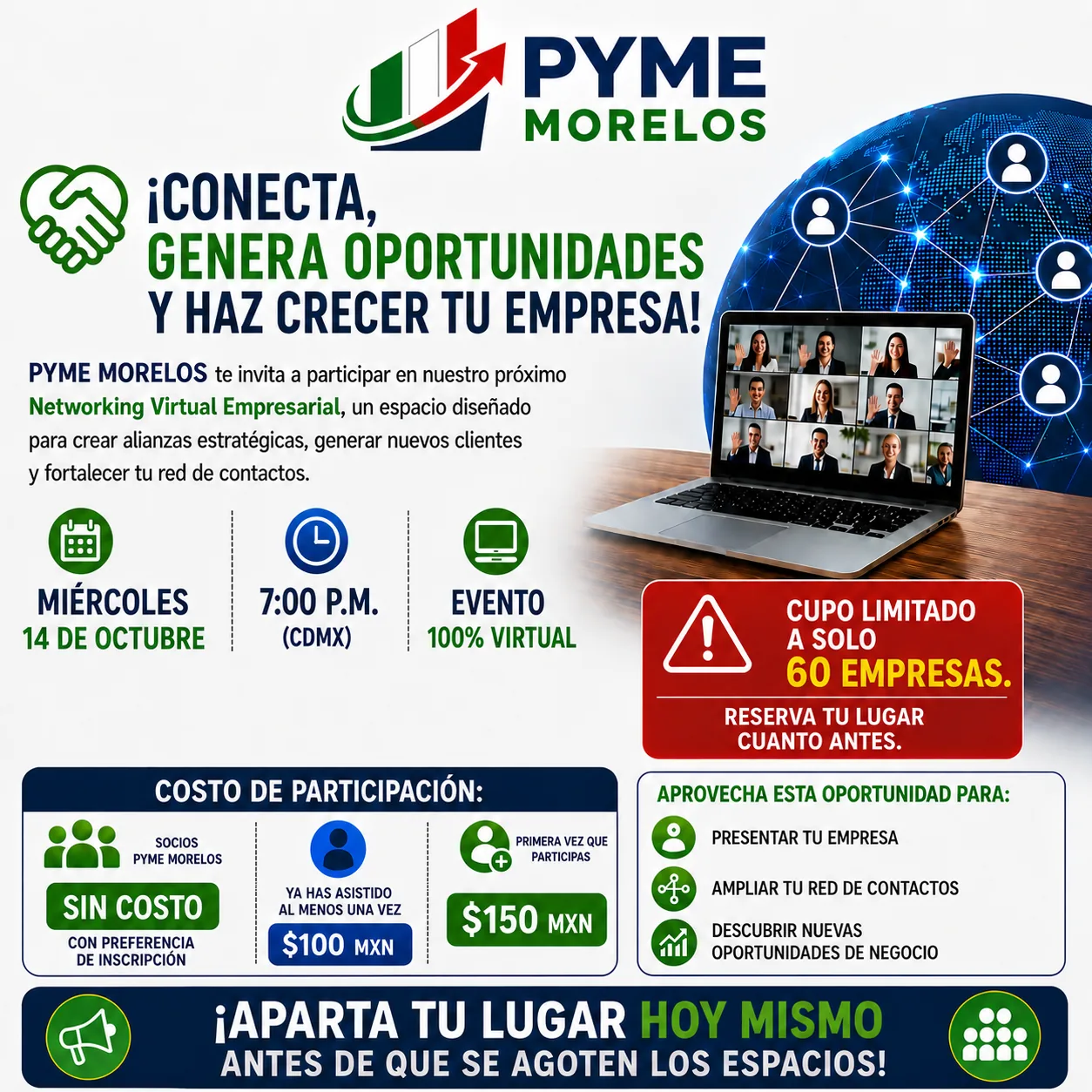 Networking virtual PYME MORELOS 14 de octubre
